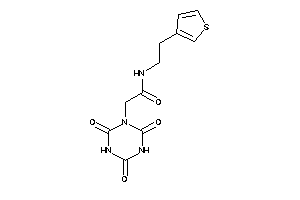 N-[2-(3-thienyl)ethyl]-2-(2,4,6-triketo-1,3,5-triazinan-1-yl)acetamide