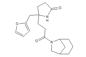 5-[3-(6-azabicyclo[3.2.1]octan-6-yl)-3-keto-propyl]-5-(2-furfuryl)-2-pyrrolidone