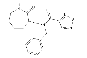 N-benzyl-N-(2-ketoazepan-3-yl)-1,2,5-thiadiazole-3-carboxamide