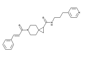 6-cinnamoyl-N-[3-(4-pyridyl)propyl]-6-azaspiro[2.5]octane-2-carboxamide