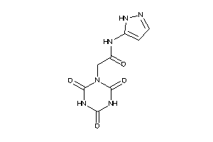 N-(1H-pyrazol-5-yl)-2-(2,4,6-triketo-1,3,5-triazinan-1-yl)acetamide