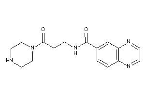 N-(3-keto-3-piperazino-propyl)quinoxaline-6-carboxamide