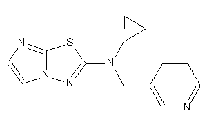 Cyclopropyl-imidazo[2,1-b][1,3,4]thiadiazol-2-yl-(3-pyridylmethyl)amine