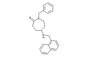 1-benzyl-5-(1-naphthylmethylamino)azepan-2-one