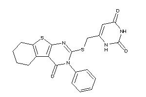 6-[[(4-keto-3-phenyl-5,6,7,8-tetrahydrobenzothiopheno[2,3-d]pyrimidin-2-yl)thio]methyl]uracil