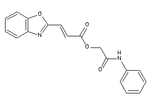 3-(1,3-benzoxazol-2-yl)acrylic Acid (2-anilino-2-keto-ethyl) Ester
