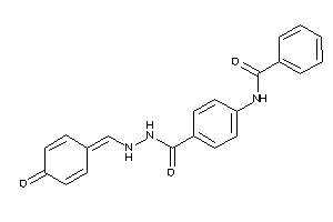 N-[4-[[(4-ketocyclohexa-2,5-dien-1-ylidene)methylamino]carbamoyl]phenyl]benzamide