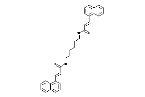 Image of 3-(1-naphthyl)-N-[6-[[3-(1-naphthyl)acryloyl]amino]hexyl]acrylamide