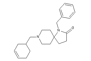 4-benzyl-8-(cyclohex-3-en-1-ylmethyl)-4,8-diazaspiro[4.5]decan-3-one