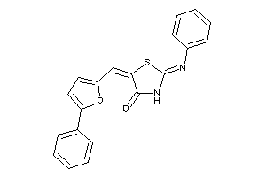 5-[(5-phenyl-2-furyl)methylene]-2-phenylimino-thiazolidin-4-one