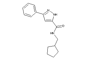 N-(cyclopentylmethyl)-3-phenyl-1H-pyrazole-5-carboxamide