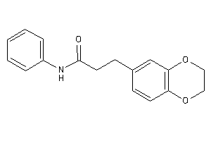 3-(2,3-dihydro-1,4-benzodioxin-6-yl)-N-phenyl-propionamide
