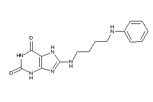 8-(4-anilinobutylamino)-7H-xanthine