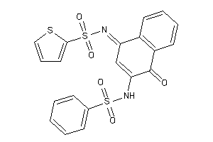 Image of N-[3-(benzenesulfonamido)-4-keto-1-naphthylidene]thiophene-2-sulfonamide