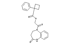 1-phenylcyclobutanecarboxylic Acid [2-keto-2-(4-keto-3,5-dihydro-2H-1,5-benzodiazepin-1-yl)ethyl] Ester