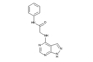 N-phenyl-2-(1H-pyrazolo[3,4-d]pyrimidin-4-ylamino)acetamide