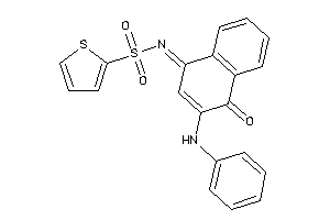 Image of N-(3-anilino-4-keto-1-naphthylidene)thiophene-2-sulfonamide