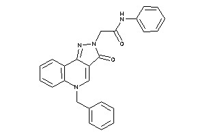 2-(5-benzyl-3-keto-pyrazolo[4,3-c]quinolin-2-yl)-N-phenyl-acetamide