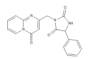 Image of 3-[(4-ketopyrido[1,2-a]pyrimidin-2-yl)methyl]-5-phenyl-hydantoin