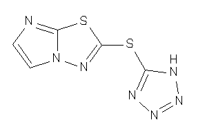 Image of 2-(1H-tetrazol-5-ylthio)imidazo[2,1-b][1,3,4]thiadiazole