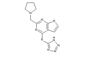 2-(pyrrolidinomethyl)-4-(1H-tetrazol-5-ylthio)thieno[2,3-d]pyrimidine