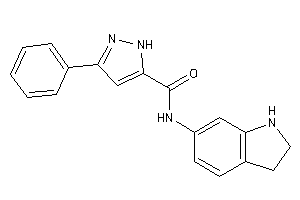 N-indolin-6-yl-3-phenyl-1H-pyrazole-5-carboxamide