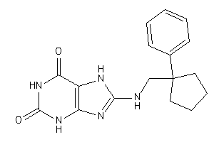 8-[(1-phenylcyclopentyl)methylamino]-7H-xanthine