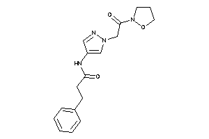 Image of N-[1-(2-isoxazolidin-2-yl-2-keto-ethyl)pyrazol-4-yl]-3-phenyl-propionamide