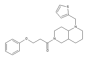 3-phenoxy-1-[1-(2-thenyl)-2,3,4,4a,5,7,8,8a-octahydro-1,6-naphthyridin-6-yl]propan-1-one