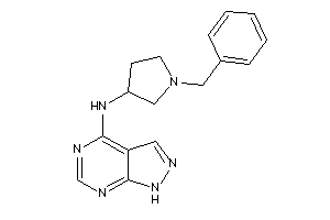 (1-benzylpyrrolidin-3-yl)-(1H-pyrazolo[3,4-d]pyrimidin-4-yl)amine