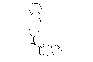 (1-benzylpyrrolidin-3-yl)-(tetrazolo[5,1-f]pyridazin-6-yl)amine