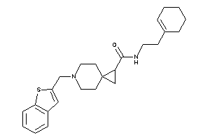 6-(benzothiophen-2-ylmethyl)-N-(2-cyclohexen-1-ylethyl)-6-azaspiro[2.5]octane-2-carboxamide