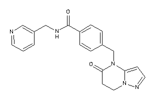 4-[(5-keto-6,7-dihydropyrazolo[1,5-a]pyrimidin-4-yl)methyl]-N-(3-pyridylmethyl)benzamide