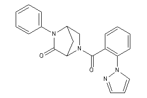 5-phenyl-2-(2-pyrazol-1-ylbenzoyl)-2,5-diazabicyclo[2.2.1]heptan-6-one