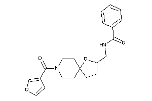 N-[[8-(3-furoyl)-4-oxa-8-azaspiro[4.5]decan-3-yl]methyl]benzamide