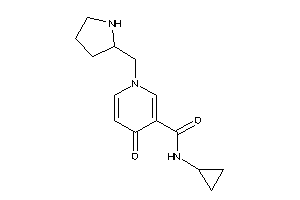 N-cyclopropyl-4-keto-1-(pyrrolidin-2-ylmethyl)nicotinamide