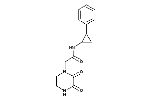 2-(2,3-diketopiperazino)-N-(2-phenylcyclopropyl)acetamide