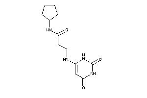 N-cyclopentyl-3-[(2,4-diketo-1H-pyrimidin-6-yl)amino]propionamide