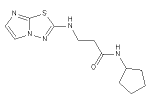 N-cyclopentyl-3-(imidazo[2,1-b][1,3,4]thiadiazol-2-ylamino)propionamide