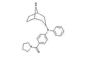 [4-[N-(8-azabicyclo[3.2.1]octan-3-yl)anilino]phenyl]-pyrrolidino-methanone