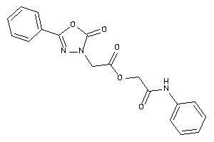 2-(2-keto-5-phenyl-1,3,4-oxadiazol-3-yl)acetic Acid (2-anilino-2-keto-ethyl) Ester