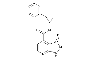 3-keto-N-(2-phenylcyclopropyl)-1,2-dihydropyrazolo[3,4-b]pyridine-4-carboxamide