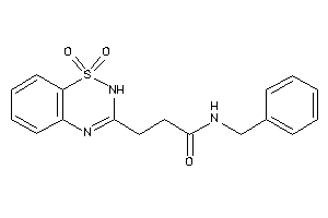 N-benzyl-3-(1,1-diketo-2H-benzo[e][1,2,4]thiadiazin-3-yl)propionamide