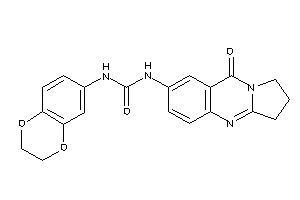 1-(2,3-dihydro-1,4-benzodioxin-6-yl)-3-(9-keto-2,3-dihydro-1H-pyrrolo[2,1-b]quinazolin-7-yl)urea