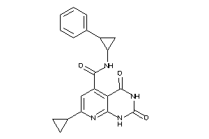 7-cyclopropyl-2,4-diketo-N-(2-phenylcyclopropyl)-1H-pyrido[2,3-d]pyrimidine-5-carboxamide