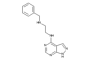 Benzyl-[2-(1H-pyrazolo[3,4-d]pyrimidin-4-ylamino)ethyl]amine