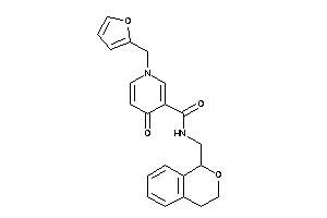 1-(2-furfuryl)-N-(isochroman-1-ylmethyl)-4-keto-nicotinamide