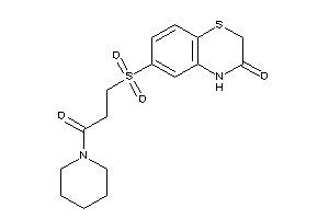 6-(3-keto-3-piperidino-propyl)sulfonyl-4H-1,4-benzothiazin-3-one