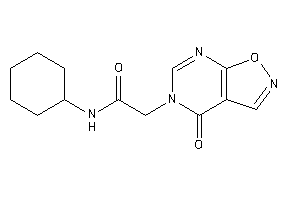 Image of N-cyclohexyl-2-(4-ketoisoxazolo[5,4-d]pyrimidin-5-yl)acetamide