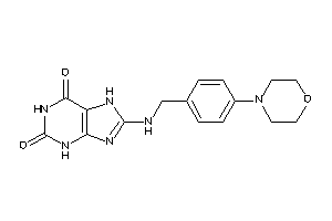 8-[(4-morpholinobenzyl)amino]-7H-xanthine